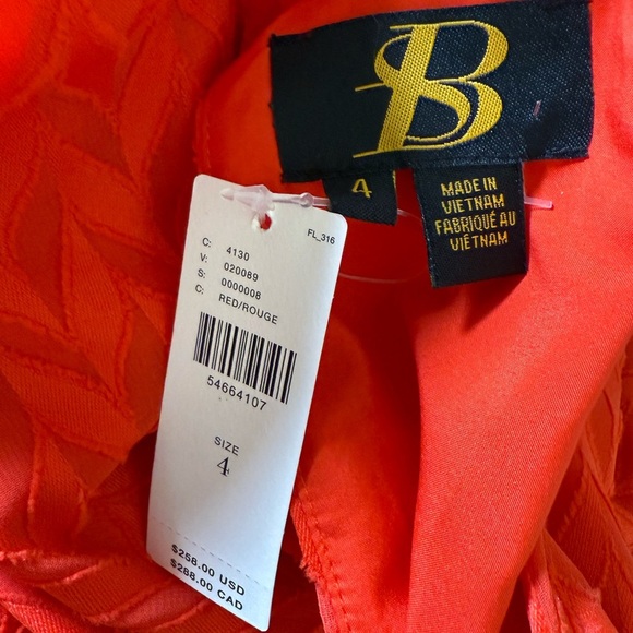 ANTHROPOLOGIE SACHIN & BABI CECELIA TIE-NECK MAXI DRESS SIZE 4 RED-ORANGE - Picture 7 of 12